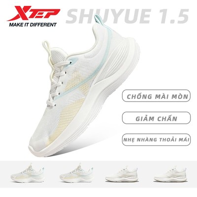 XTEP Giày chạy bộ XTEP Easy run 5KM+dành cho nữ, với phần thân trên bằng lưới thoáng khí, thích hợp cho mùa hè và có
