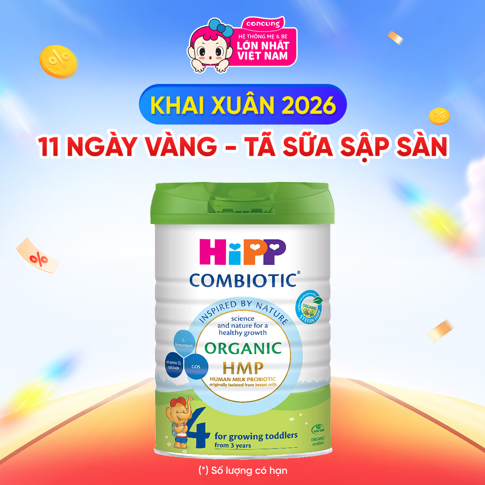 Sữa HiPP Organic Combiotic số 4 800g (từ 3 tuổi)