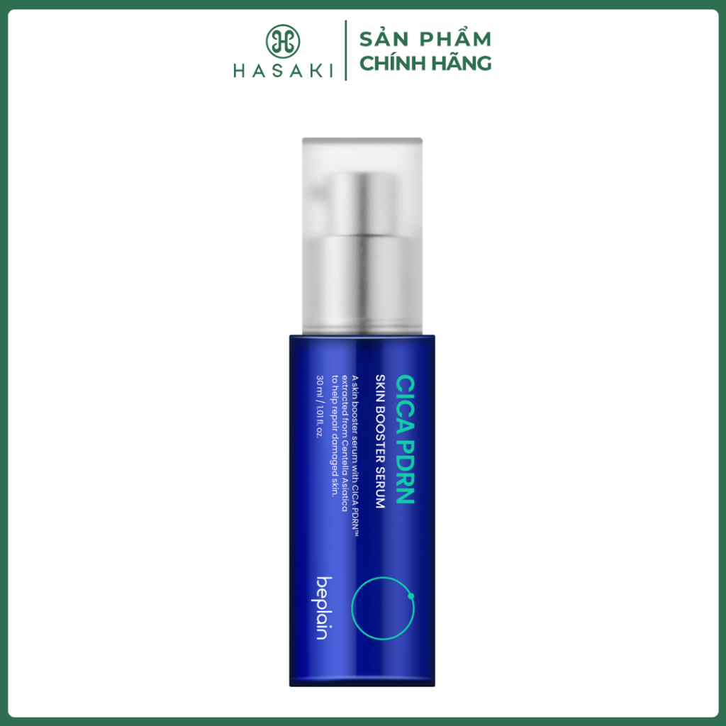 [LIVE 16.1] Serum Beplain Rau Má PDRN Phục Hồi, Cấp Ẩm, Căng Bóng Da 30ml Cica PDRN Skin Booster Ser