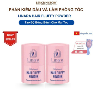 Phấn Kiềm Dầu Và Làm Phồng Tóc Linara Hair Fluffy Powder Tạo Độ Bồng Bềnh Cho Mái Tóc (1 set gồm 2 hộp phấn tóc)]