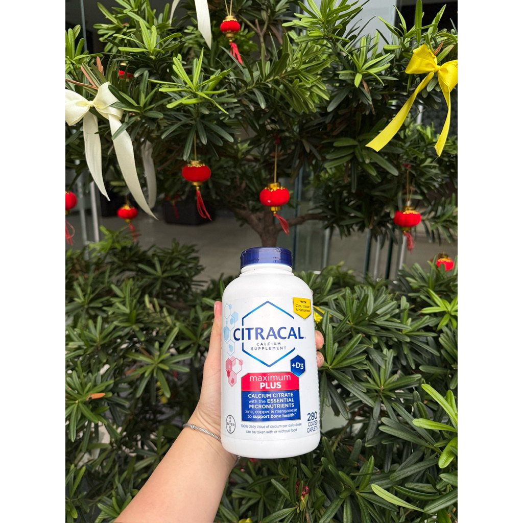 Viên Uống Bổ Sung Canxi Citracal Maximum Calcium Citrate +D3 280v của Mỹ