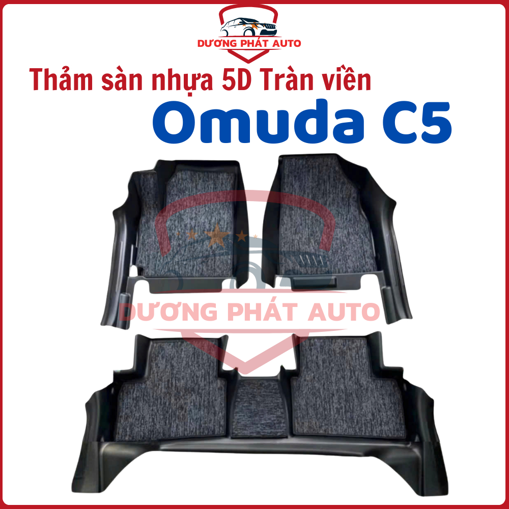 Thảm lót sàn xe Omoda C5, Thảm nhựa 5D TPE tràn viền bậc cửa, dễ dàng vệ sinh, lắp đặt- Mẫu Bậc Dài