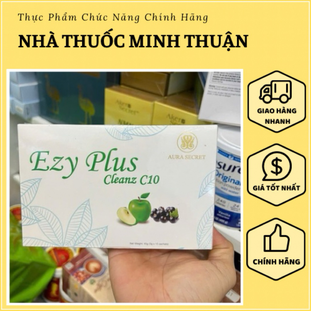 [ Chính Hãng ] Thực phẩm EZY PLUS CLEANZ C10 AKERO – 15 GÓI/HỘP
