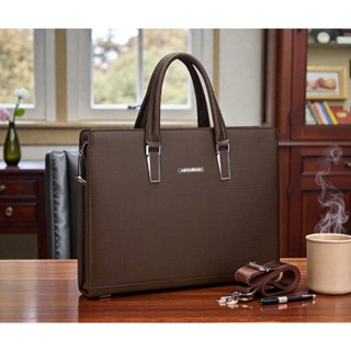 [TÚI XÁCH XÔNG SỞ NAM] CẶP DA XÁCH CÔNG SỞ 9066 ĐEN - NÂU