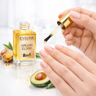 Sơn Dưỡng Móng Eveline 8in1 Total Action 12ml