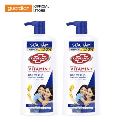 Combo 2 Sữa Tắm Chăm Sóc Da Lifebuoy 800gr | Guardian Việt Nam