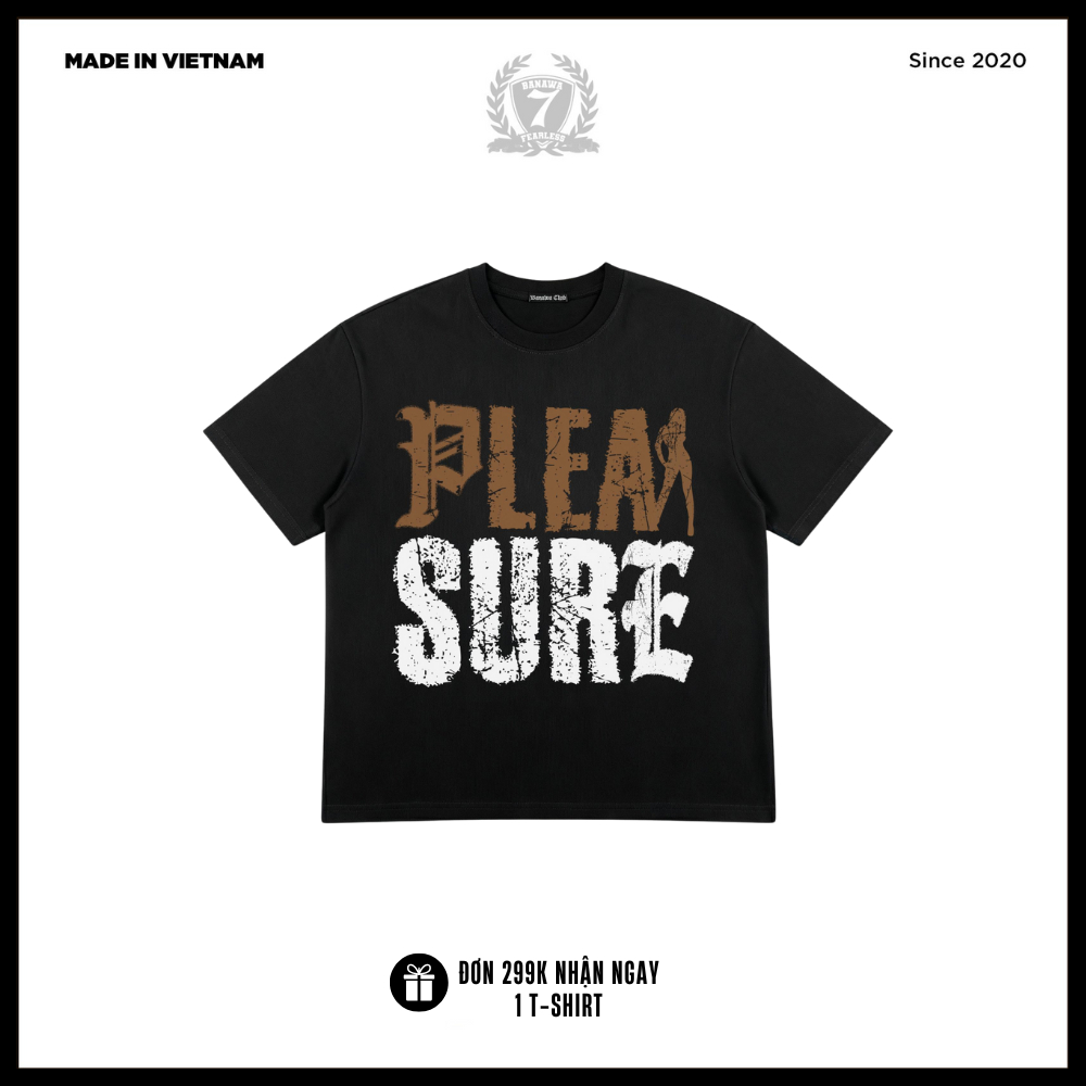 Áo Thun Unisex Banawa - Tee Pleasure | Local Brand Chính Hãng