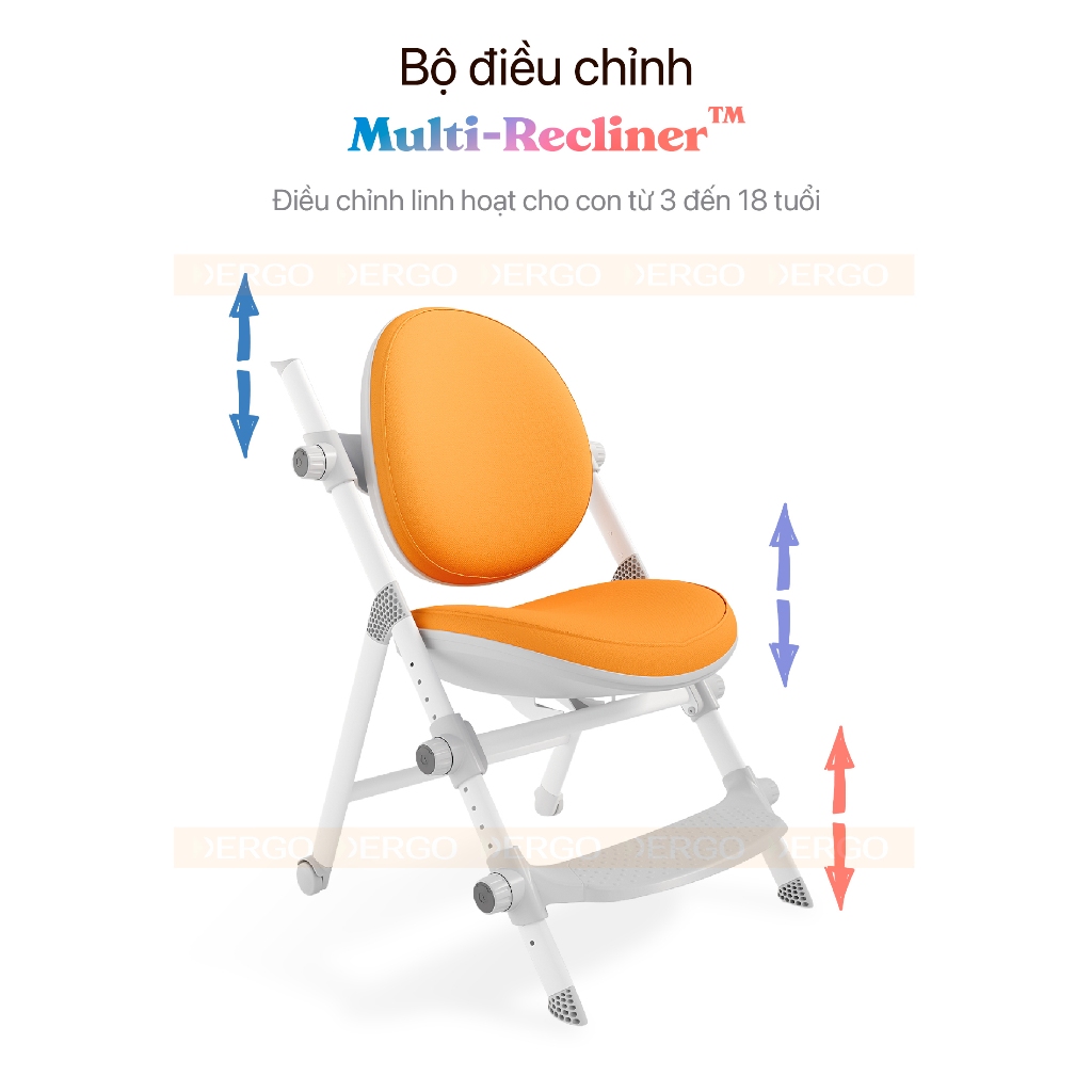 [NÂNG CẤP - VOUCHER 500K] Ghế Chống Gù DERGO Hanover C31 Cao Cấp Điều Chỉnh Độ Cao Ngồi Học Đúng Tư Thế | BigBuy360 - bigbuy360.vn