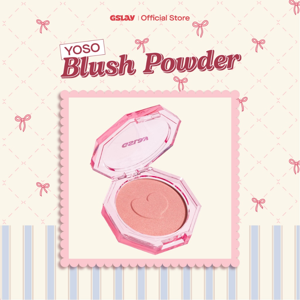 [Võ Hà Linh x GSLAY] Phấn Má Thuần Chay GSLAY YOSO Blush Powder (5g) Tặng 01 Sticker 2D