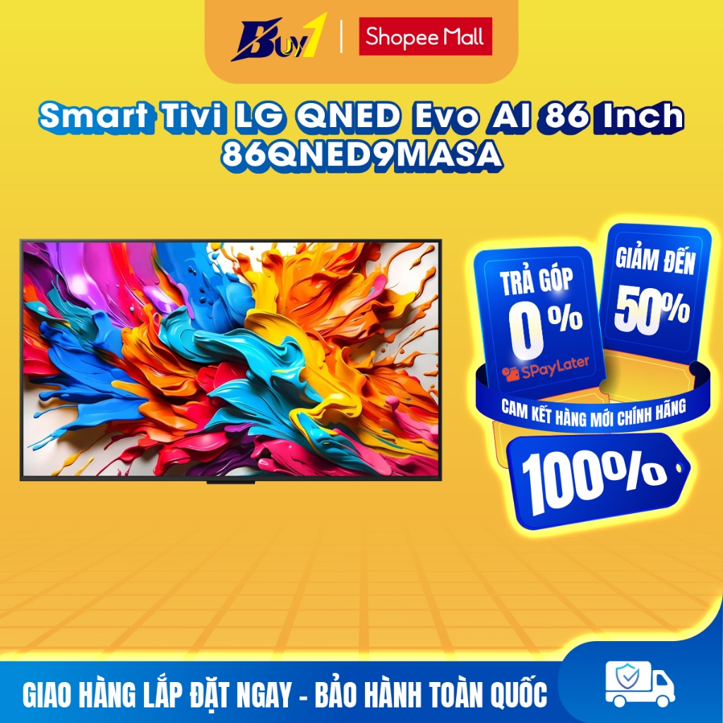 86QNED9MASA - Smart Tivi LG QNED Evo AI 86 Inch 86QNED9MASA - Hàng chính hãng