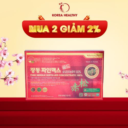 Tinh dầu thông đỏ Hàn Quốc Kwangdong – 120 viên jung kwan jang