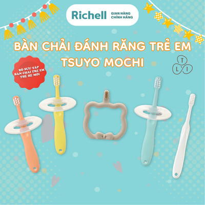 Bàn chải đánh răng trẻ em RICHELL Nhật TLI Tsuyo Mochi | Baby