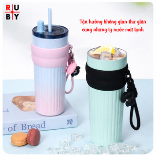 Ly giữ nhiệt LUMI RUBY phủ sứ 710ml, bình giữ nhiệt trên 12h, màu sắc đa dạng