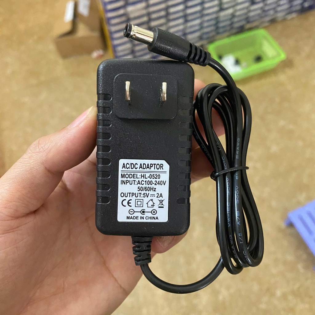 2 cái Nguồn 5V 2A adapter 5V2A  tiện lợi