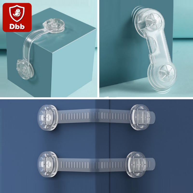 🔥[Combo 2] Chốt Khóa Tủ Lạnh Tủ Bánh - Khóa An Toàn Chống Bé Mở Tủ An Toàn Cho Bé Đại Bảo Bảo