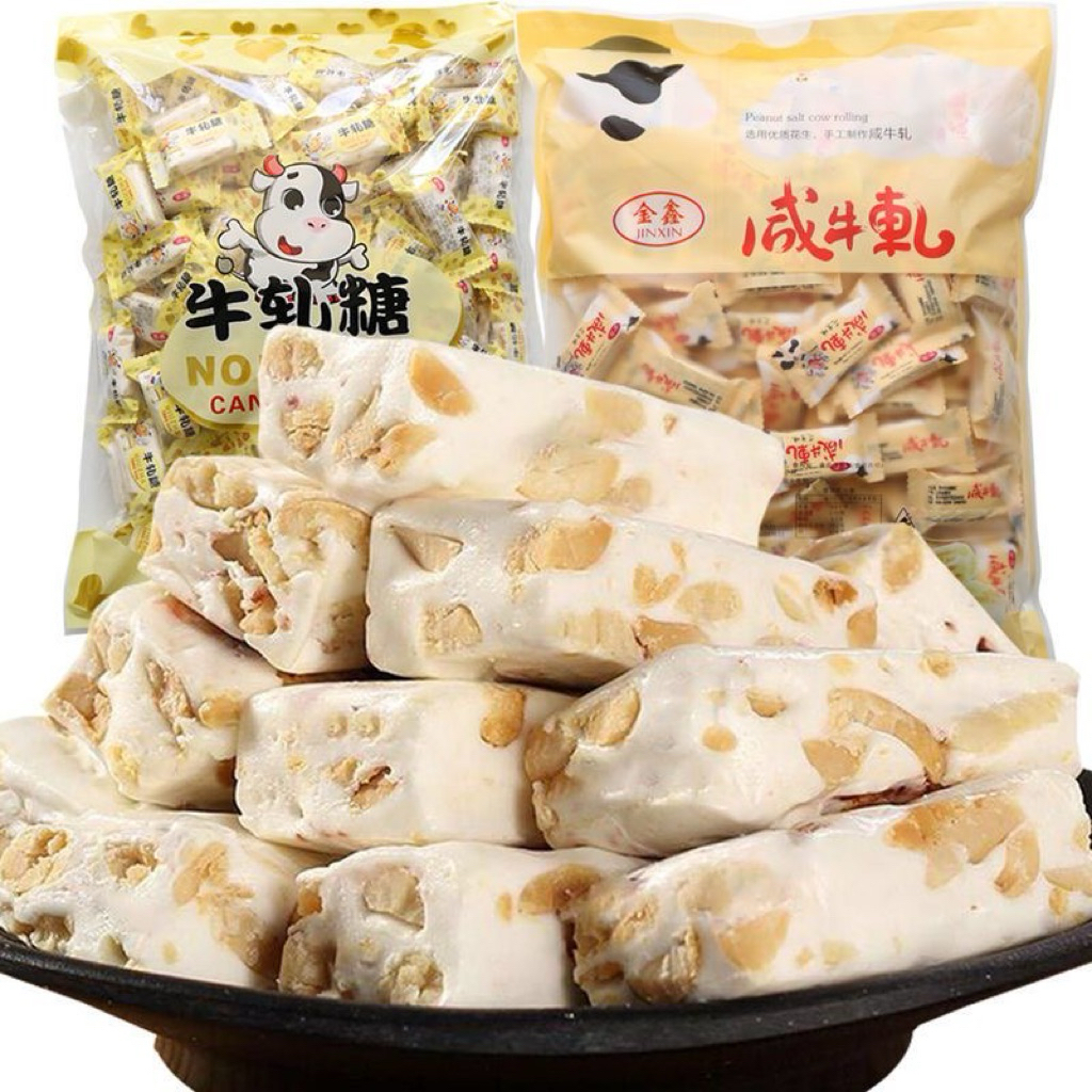 (SẴN) Kẹo Nougat Đài Loan Hương Vị Xưa Túi 500G