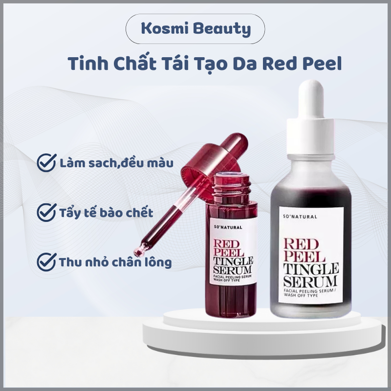Tinh chất tái tạo da Red Peel Tingle Serum peel da sinh học red peel sáng da - Kosmi Beauty