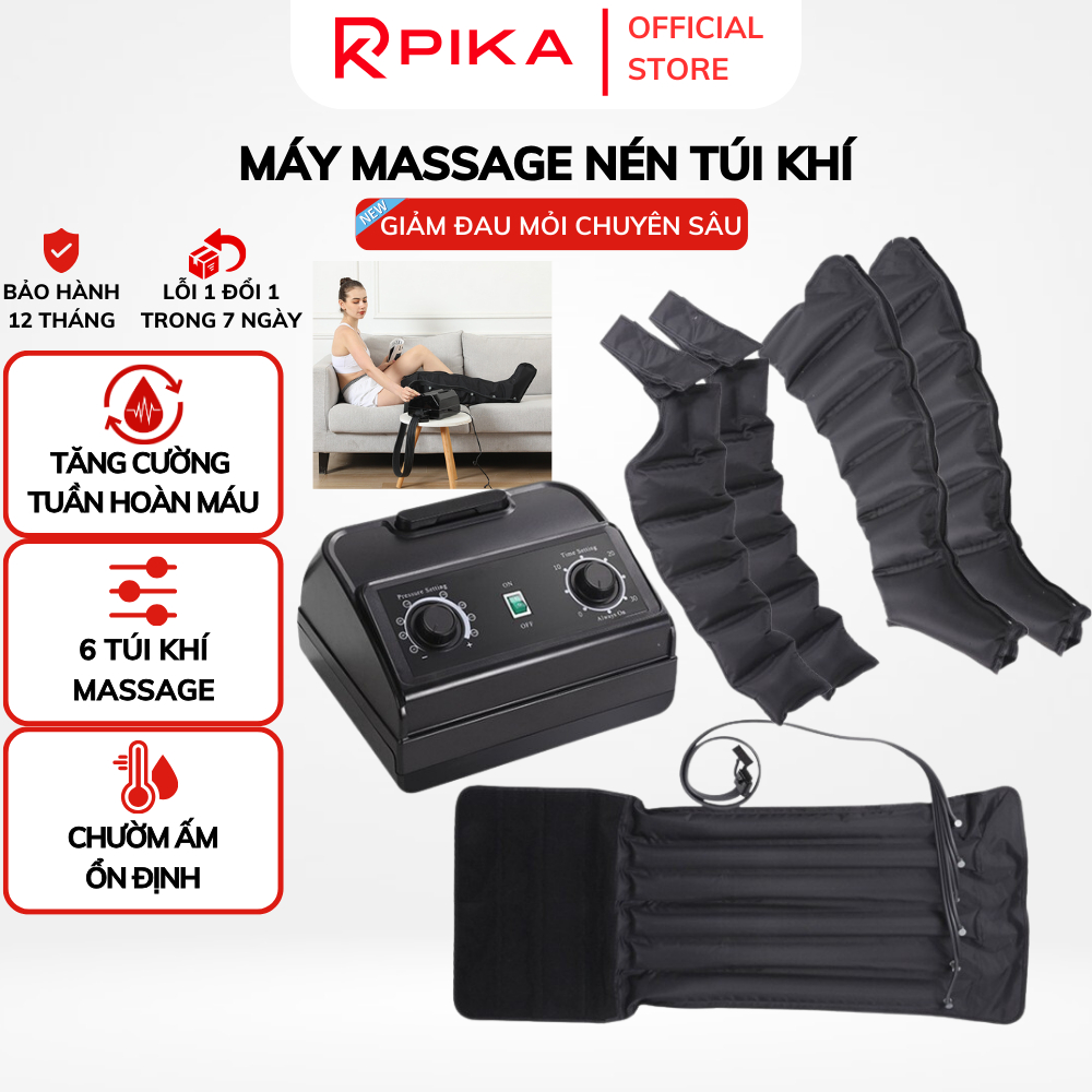 Máy Massage Nén Túi Khí DELAX Nén Trị Liệu Giãn Tĩnh Mạch MMK01
