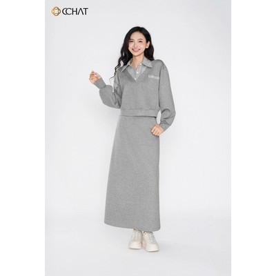 Set Đồ Nữ 𝐂𝐂𝐇𝐀𝐓 Dáng Suông Liora Phối Cổ Hiện Đại Chất Liệu Cao Cấp 25BDI8008ST