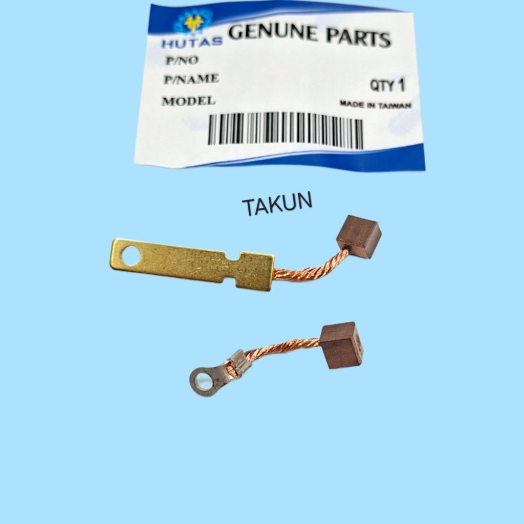 Chổi than củ motor đề khởi động WAVE Thái 110, FUTURE 1.... lõi dài