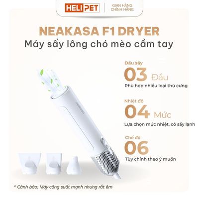 [Nhỏ gọn] Máy sấy lông cho chó mèo NEAKASA F1 Flyer công suất 1200w Độ ồn thấp