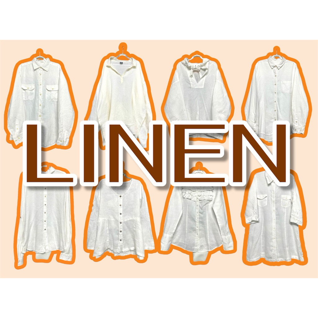 BST. ÁO LINEN WHITE - BST. áo linen trắng - 2hand