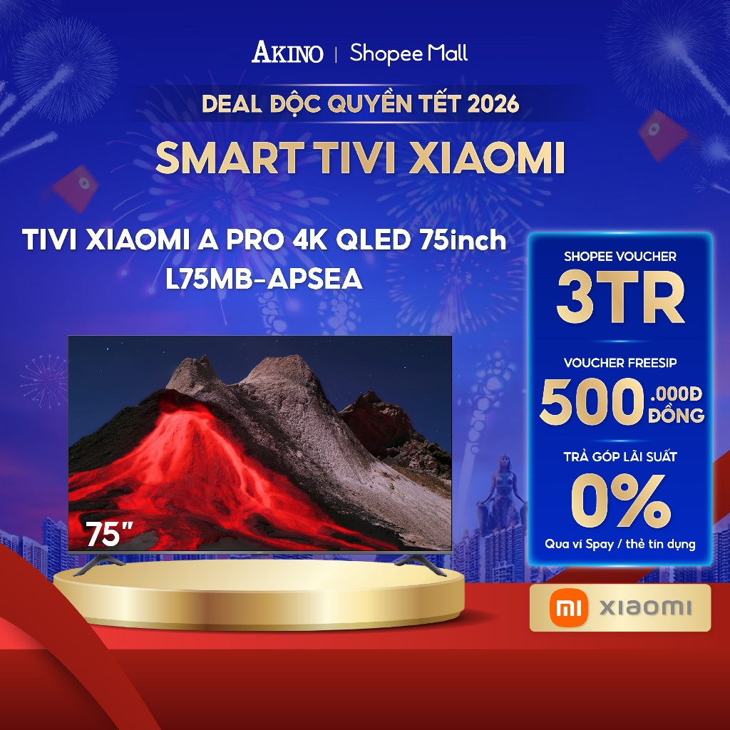 [FREESHIP HCM] L75MB-APSEA - Tivi Xiaomi A Pro 4K QLED 75 inch Model 2026