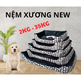 (NỆM BÀN CHÂN PHỐI) Nệm vải lông cao cấp phối  lông nhiều màu xinh xắn chó chó mèo  dưới<35kg