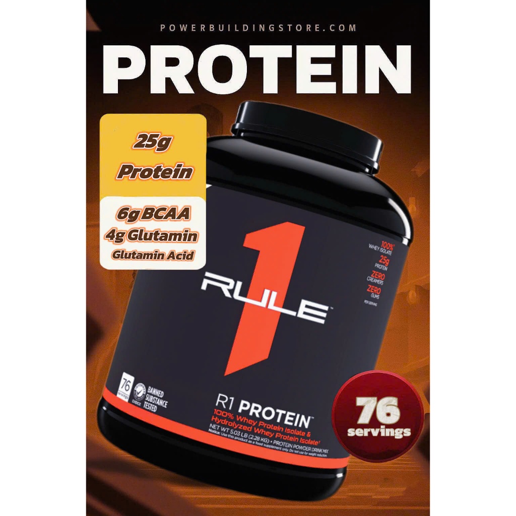 Hổ trợ tập luyện - Whey Protein Rule 1 5lbs