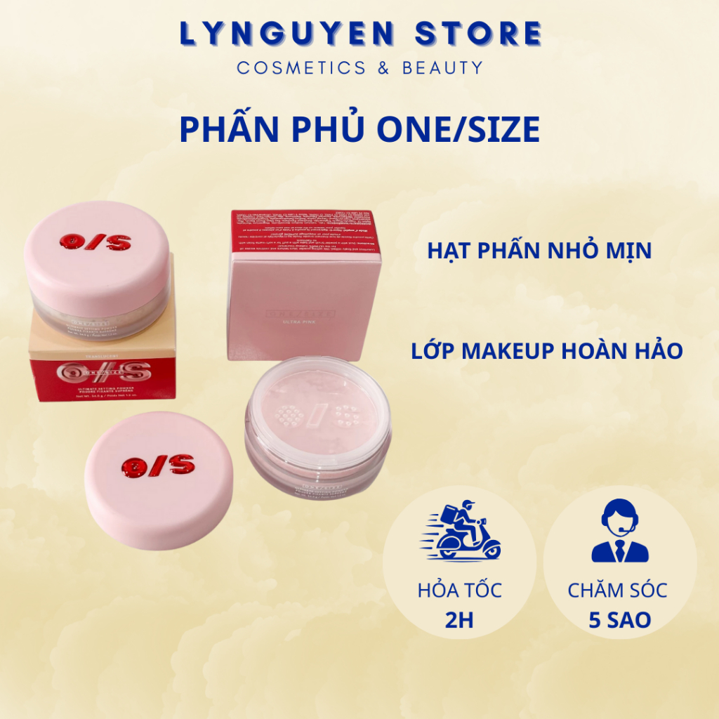 Phấn Phủ ONE/SIZE Kiểm Soát Dầu 24 Giờ ONE/SIZE Ultimate Blurring Setting Powder 34.5g LyNguyen.Stor