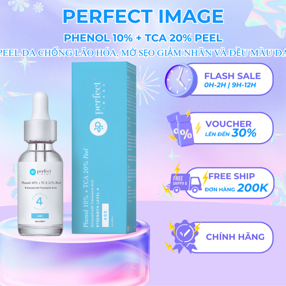 (Công ty) Tinh chất peel Perfect Image Phenol 10% + TCA 20% tái tạo da, mờ sẹo