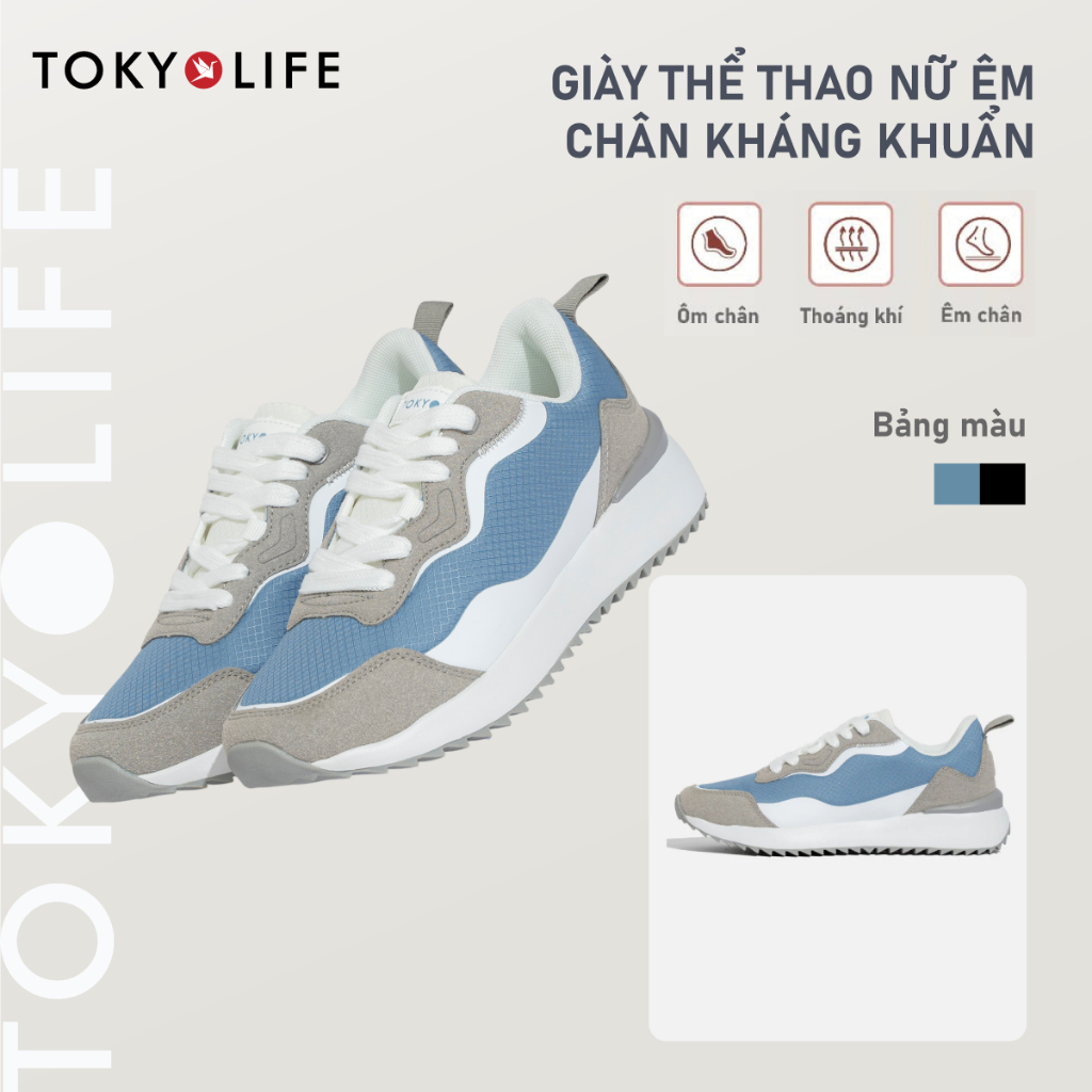 Giày thể thao NỮ êm chân kháng khuẩn TOKYOLIFE 40003298