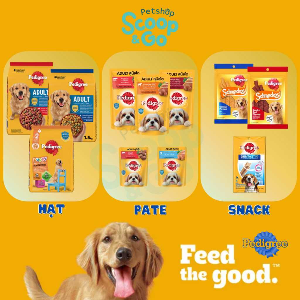 Pedigree Thức Ăn Hạt Khô, Thức Ăn Ướt Pate & Snack Thưởng Cho Chó