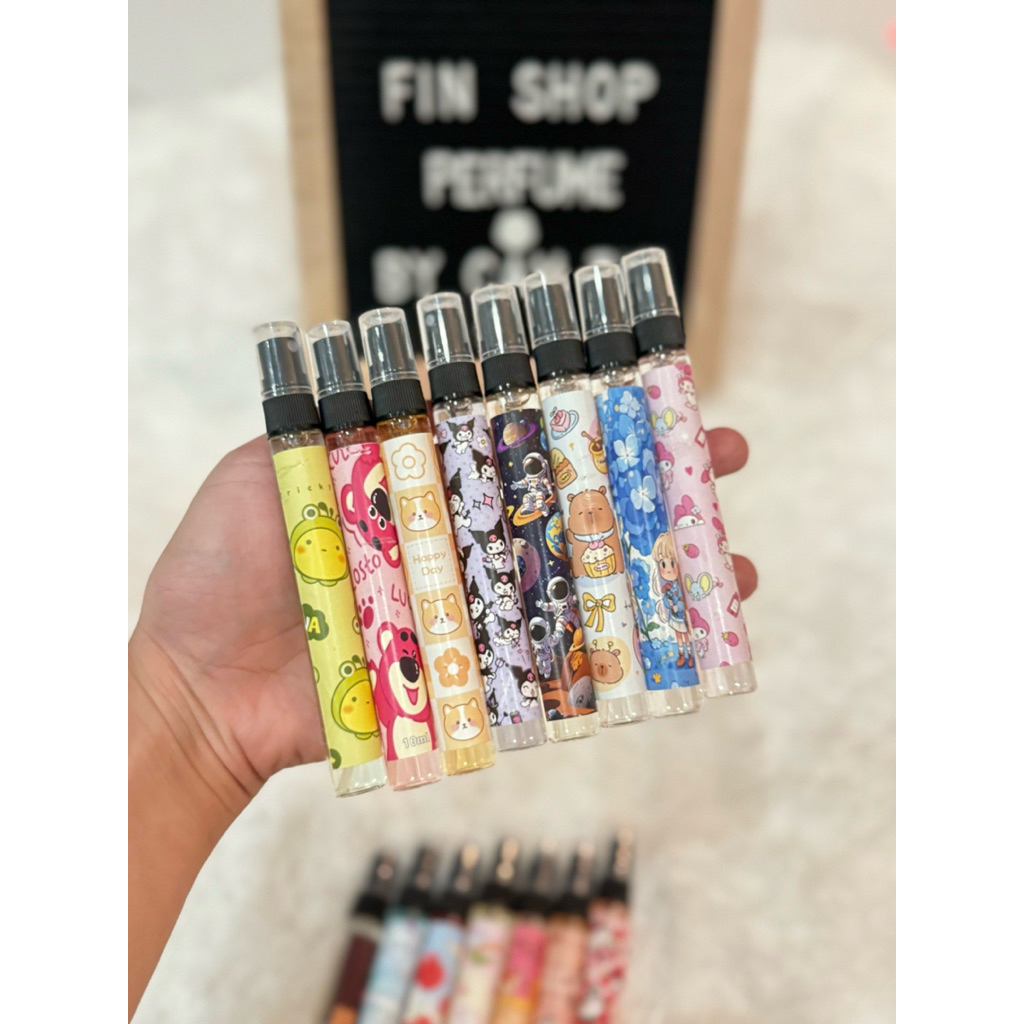 [Combo 5 chai] Xịt thơm body mist hoạt hình hương nước hoa (FIN SHOP - By Cam Tu)