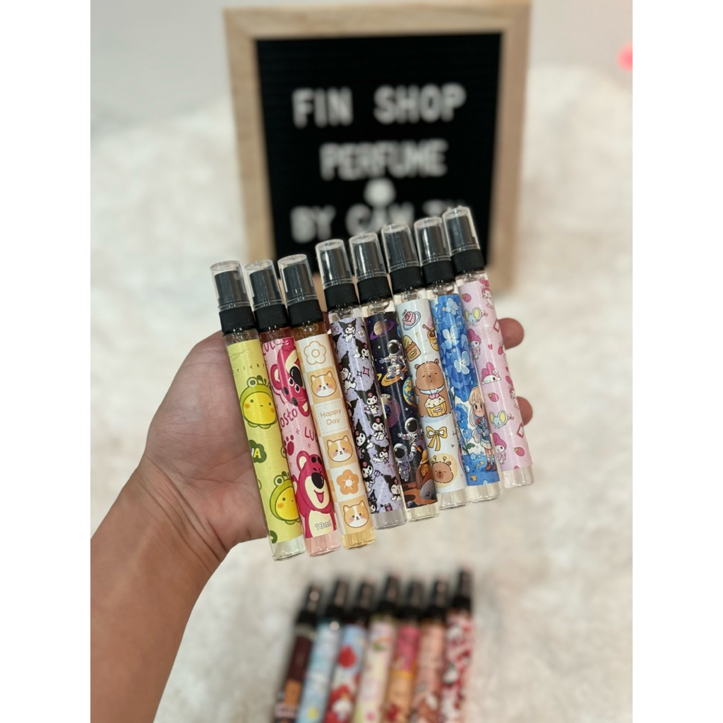[Combo 5 chai] Xịt thơm body mist hoạt hình hương nước hoa (FIN SHOP - By Cam Tu)