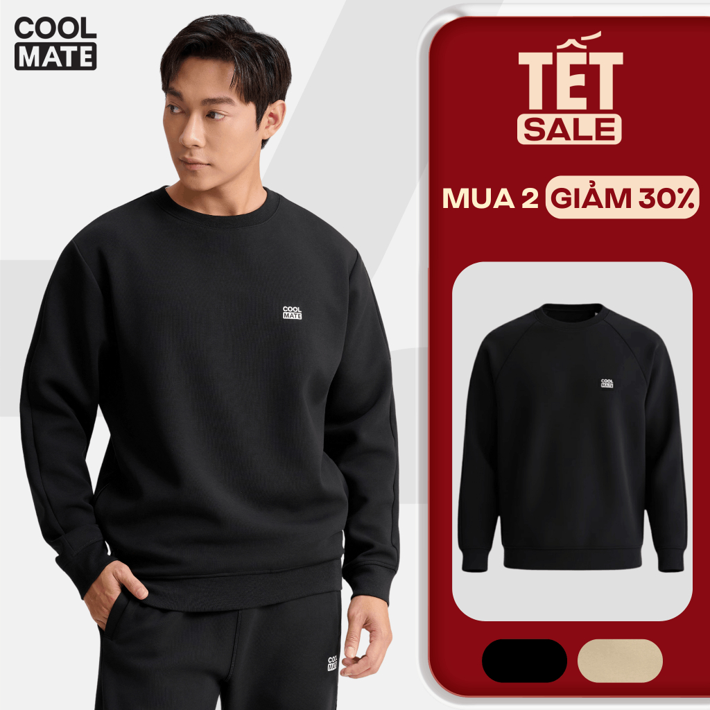 [25.1 MUA 2 GIẢM 50%]Áo nỉ sweater nam thể thao Vital Active mềm mại, thấm hút, thoáng khí, giữ ấm t