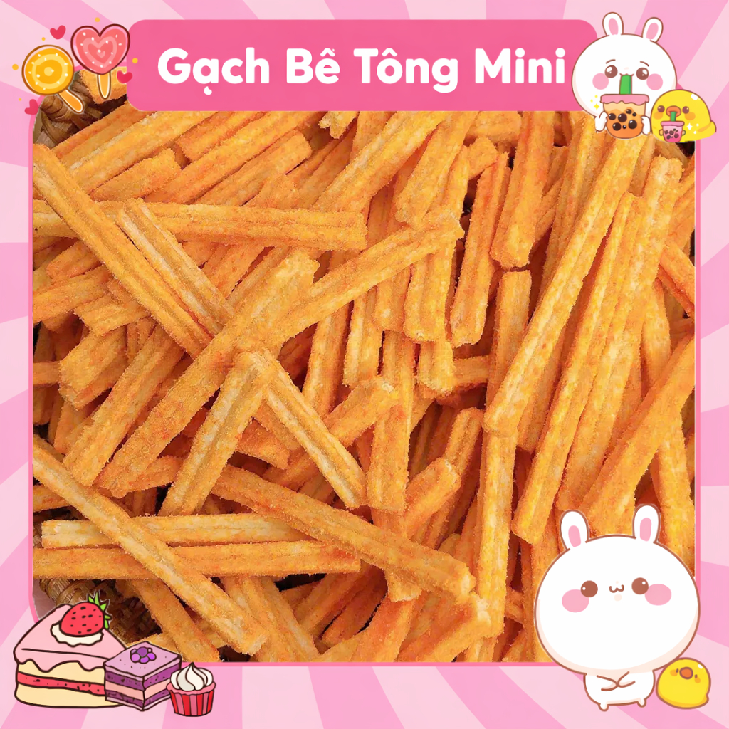 🎁Free ship🎁 Snack Que Phô Mai Ngó Sen, Bim bim khoai tây ngó sen lắc phô mai thơm ngon, Đồ ăn vặt