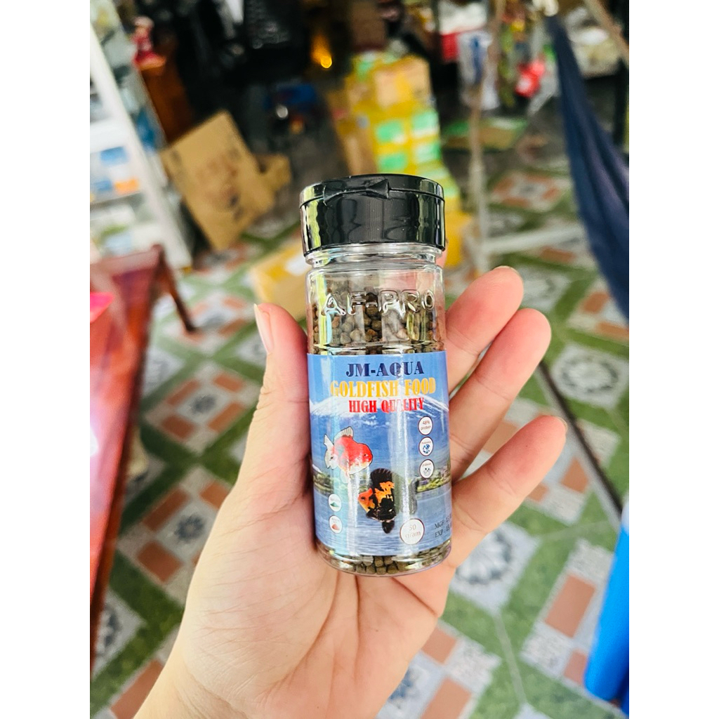 JM-AQUA Thức ăn cám chìm cá vàng JM-AQUA GOLDFISH - Hủ 50g Chất lượng cao cho cá vàng