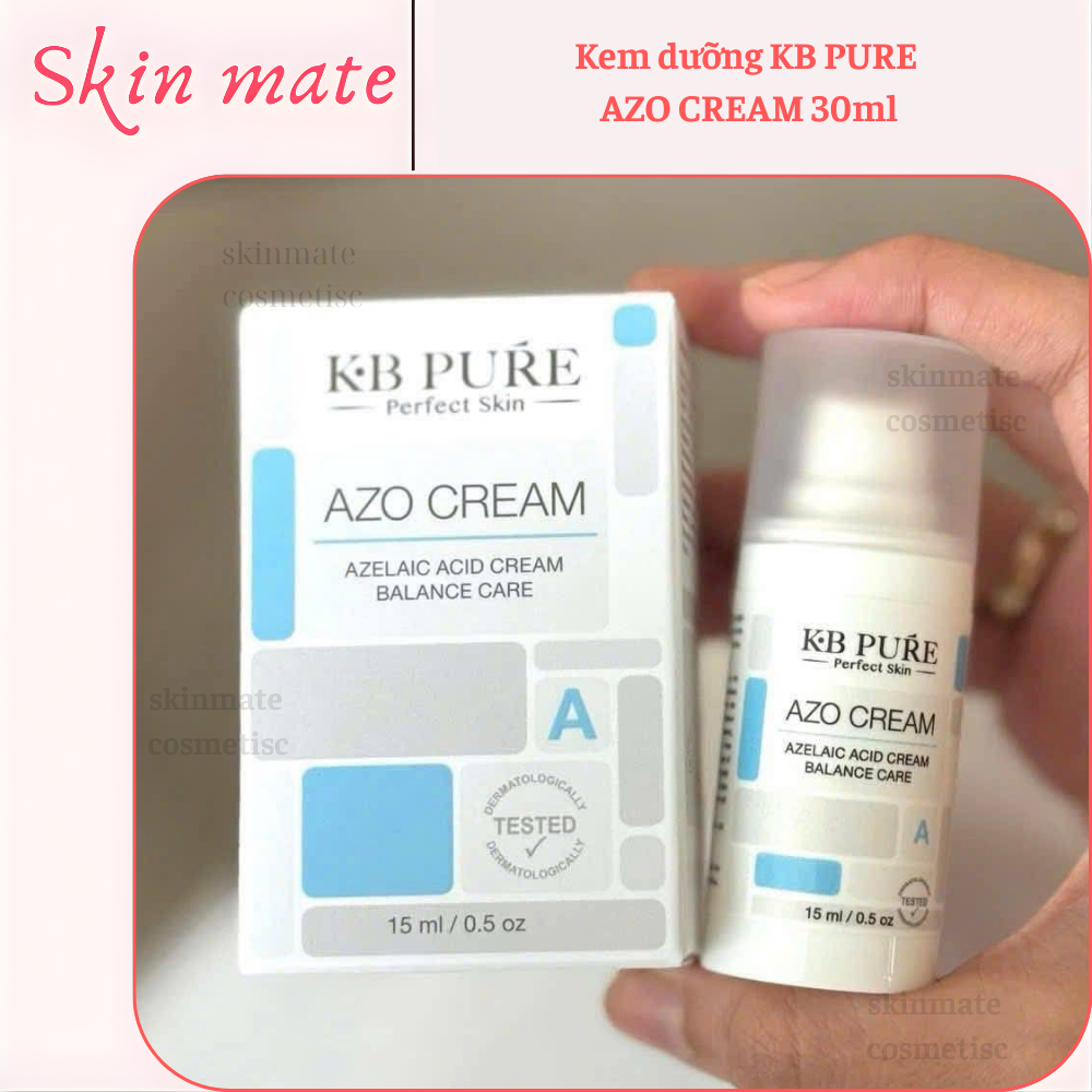 Kem dưỡng KB PURE AZO CREAM 30ml giảm mụn cực mạnh