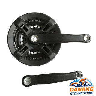 Đùi Đĩa Xe Đạp 3 Tầng 24-34-42T | Giò Dĩa MTB, Touring (Bọc Nhựa)