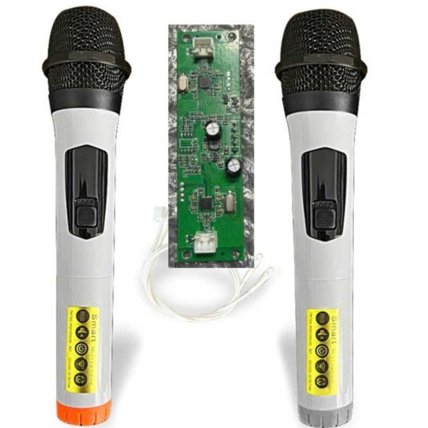 combo 2 Micro + Mạch loa kéo không dây - Tần số 268.35/269.35MHZ ( mới 100% thanh lý )