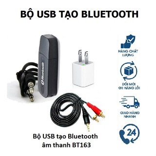 Usb tạo bluetooth cho loa máy tính, âm ly, loa không có bluetooth