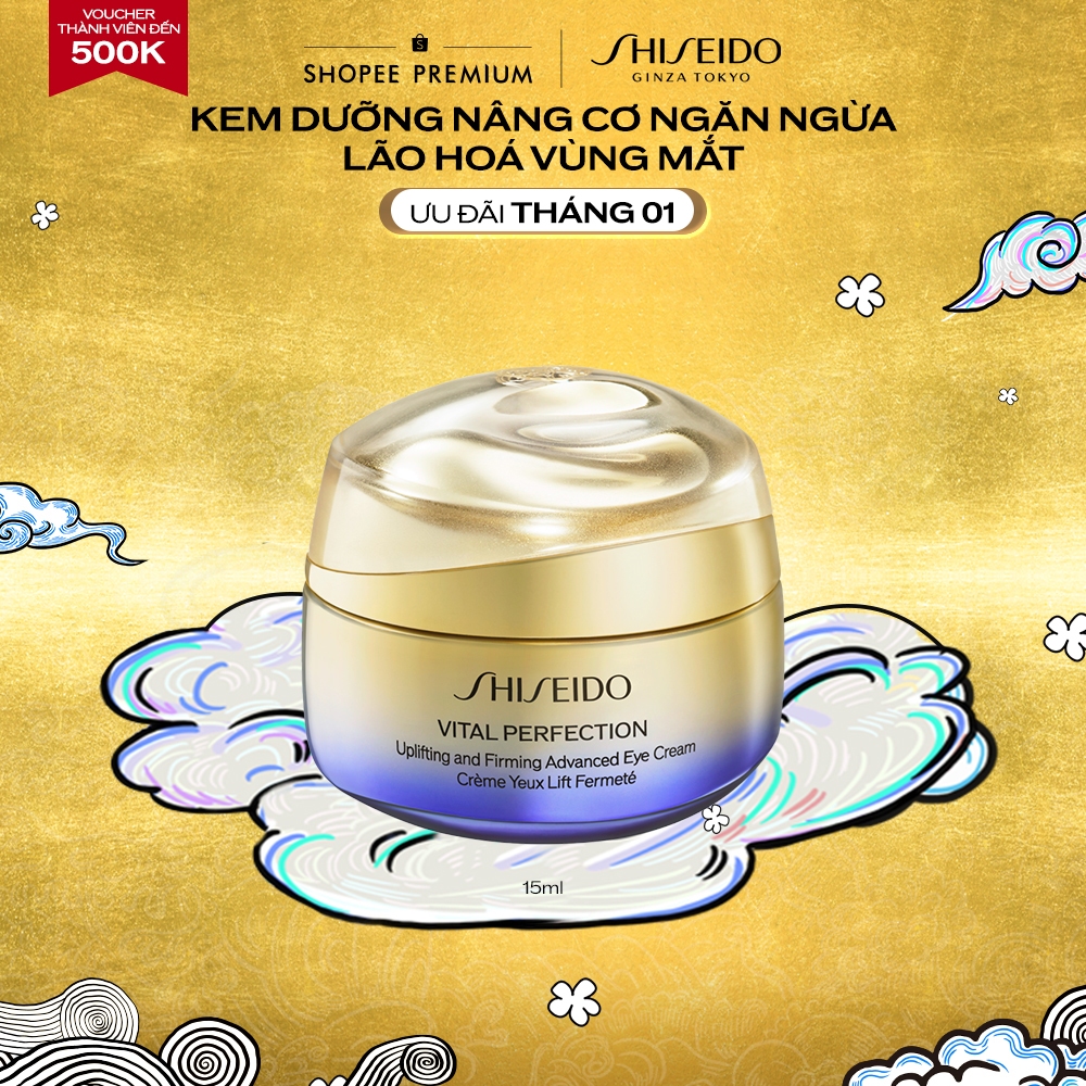 (FS) Kem dưỡng mắt cao cấp giúp nâng cơ săn chắc Shiseido Vital Perfection Uplifting and Firming Adv
