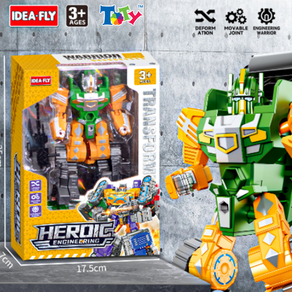 [CHÍNH HÃNG] Xe biến hình - Transform Warrior - HT21