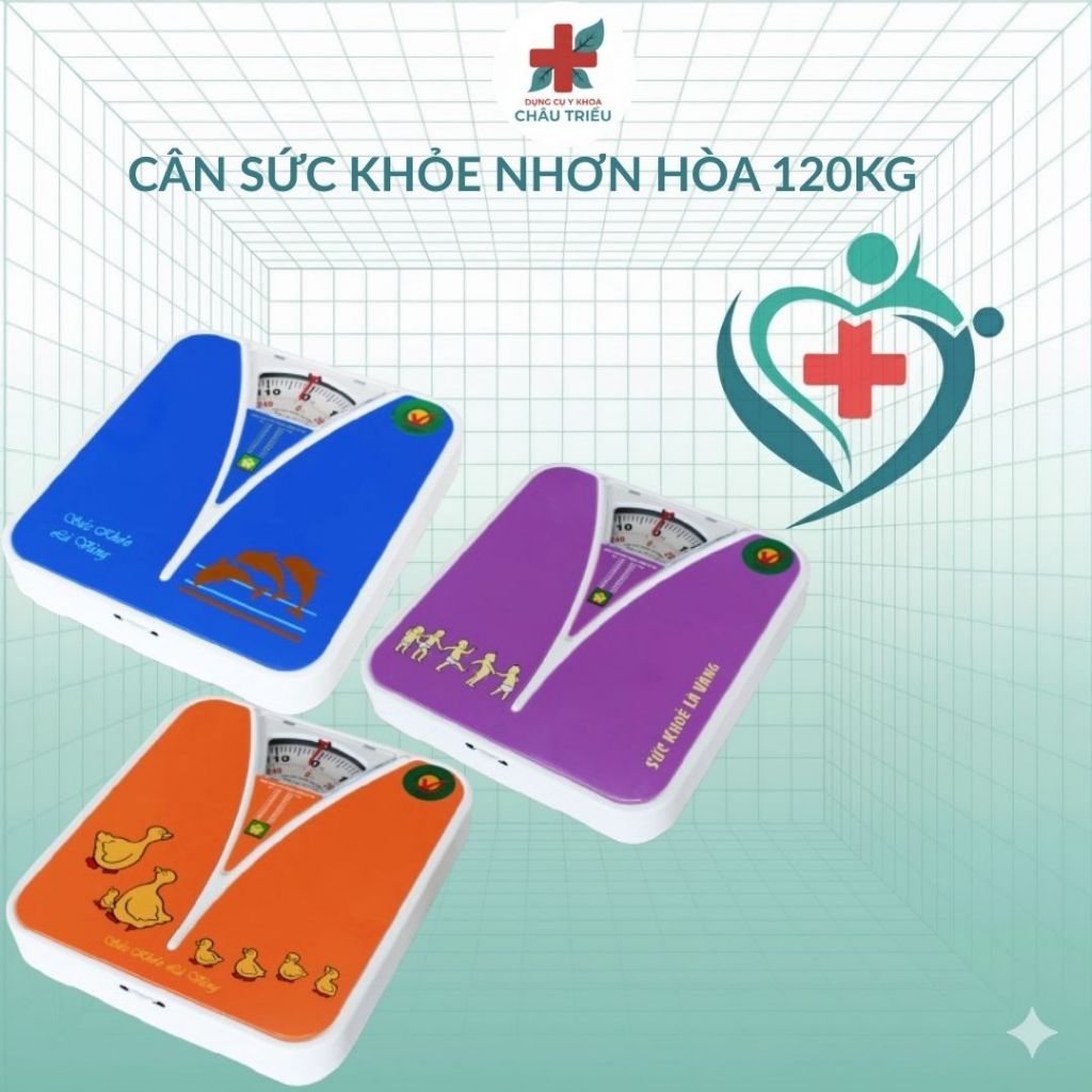 Cân Sức Khỏe Nhơn Hòa 120kg – Cân Cơ Học Gia Đình Chính Xác