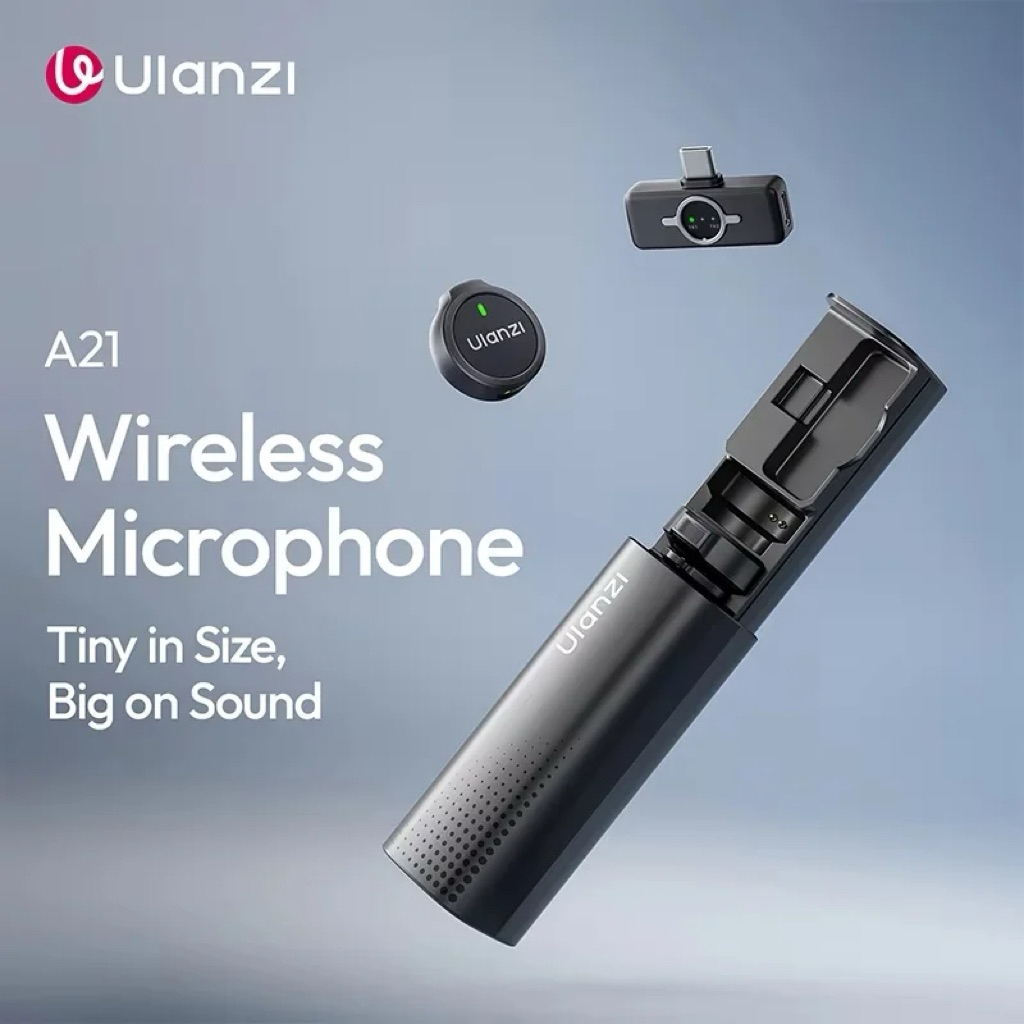 Micro thu âm Ulanzi A21 Micro Wireless hỗ trợ Livestream / Stream Gaming đa nền tảng