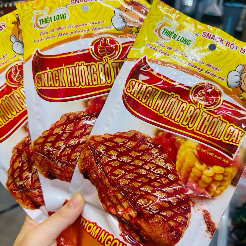 [ GIÁ SIÊU RẺ ] 2K SNACK HƯƠNG BÒ THƠM CAY COMBO 10G