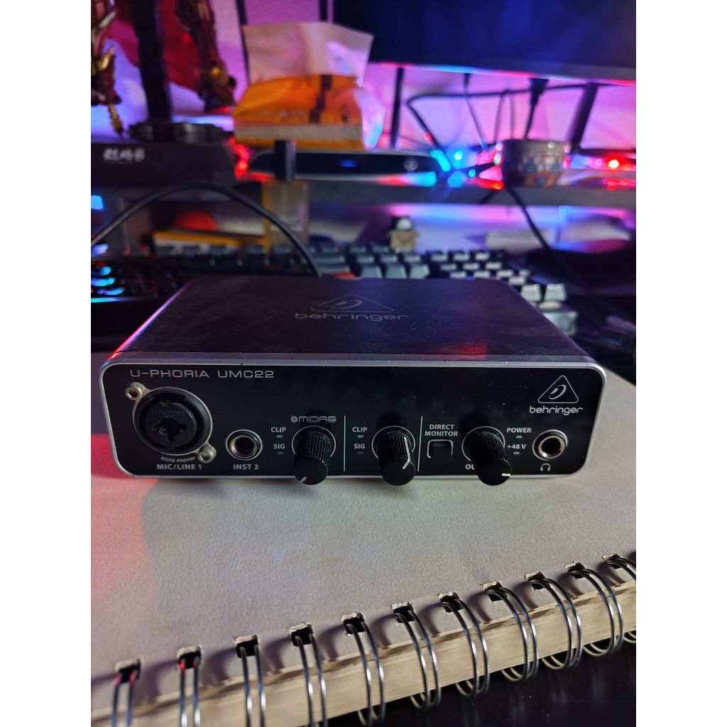 [2nd] Soundcard Behringer U-PHORIA UMC22 – Audio Interface