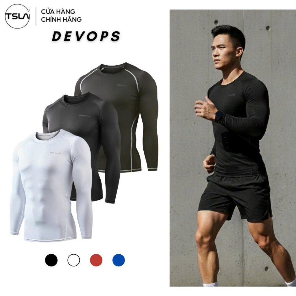 Áo giữ nhiệt nam TSLA vải LÓT LÔNG cừu mềm mịn nhẹ thoáng khí form ôm mỏng co giãn tốt DET1034