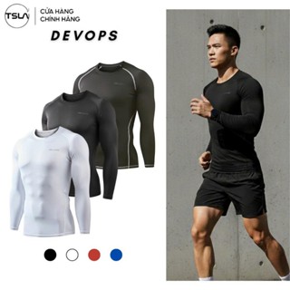 Áo giữ nhiệt nam TSLA vải LÓT LÔNG cừu mềm mịn nhẹ thoáng khí form ôm mỏng co giãn tốt DET1034